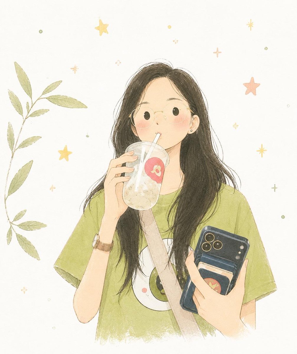 照片轉插畫提示詞：北歐極簡童話風手繪插畫頭像（細線條 + 粉彩平塗）（gpt-image-2）