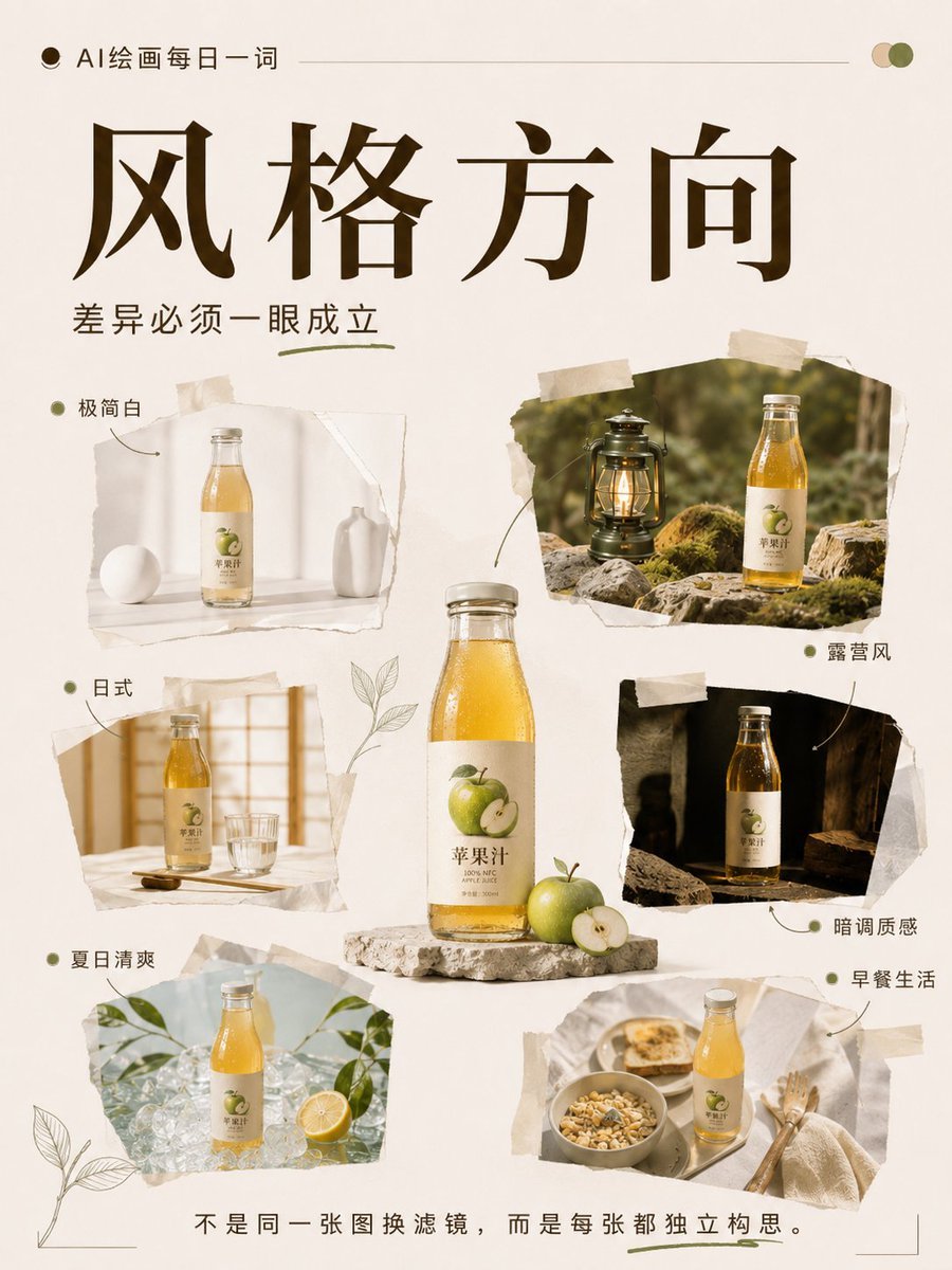 电商海报提示词：一张产品图批量生成 8 种风格方案（小红书 / 淘宝 / 抖音）（gpt-image-2）